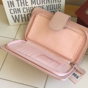 Pretty Pink Roomy Wallet